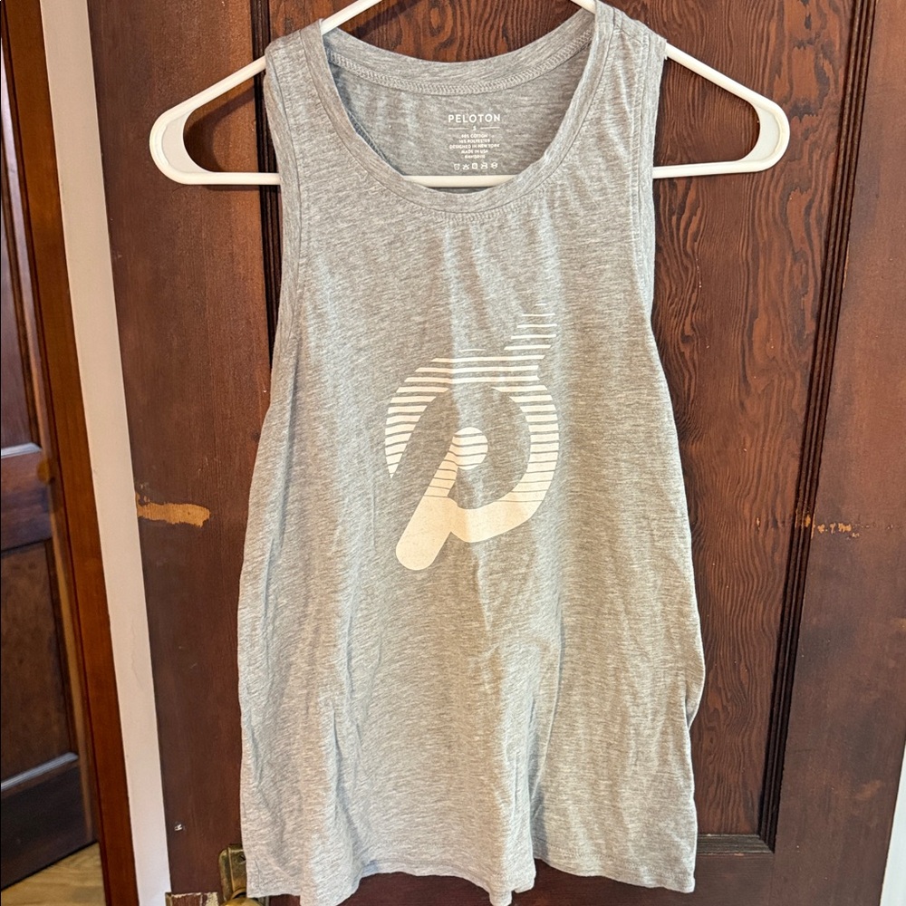 Peloton Heather Gray Tank Top